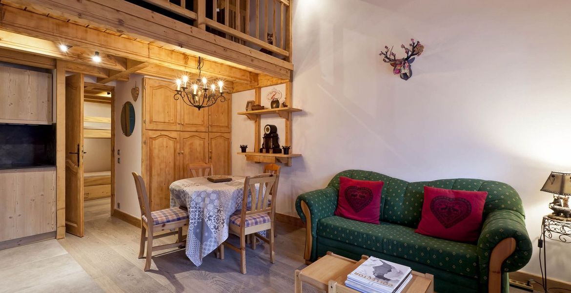 Apartamento dúplex en Courchevel 1300 para 6 personas