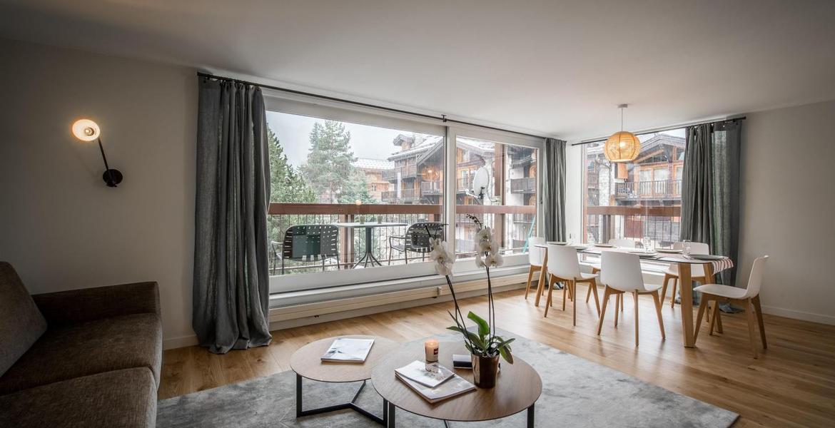 Location Courchevel 1350 – Le Praz 80 m² 4 adultes, 1 enfant