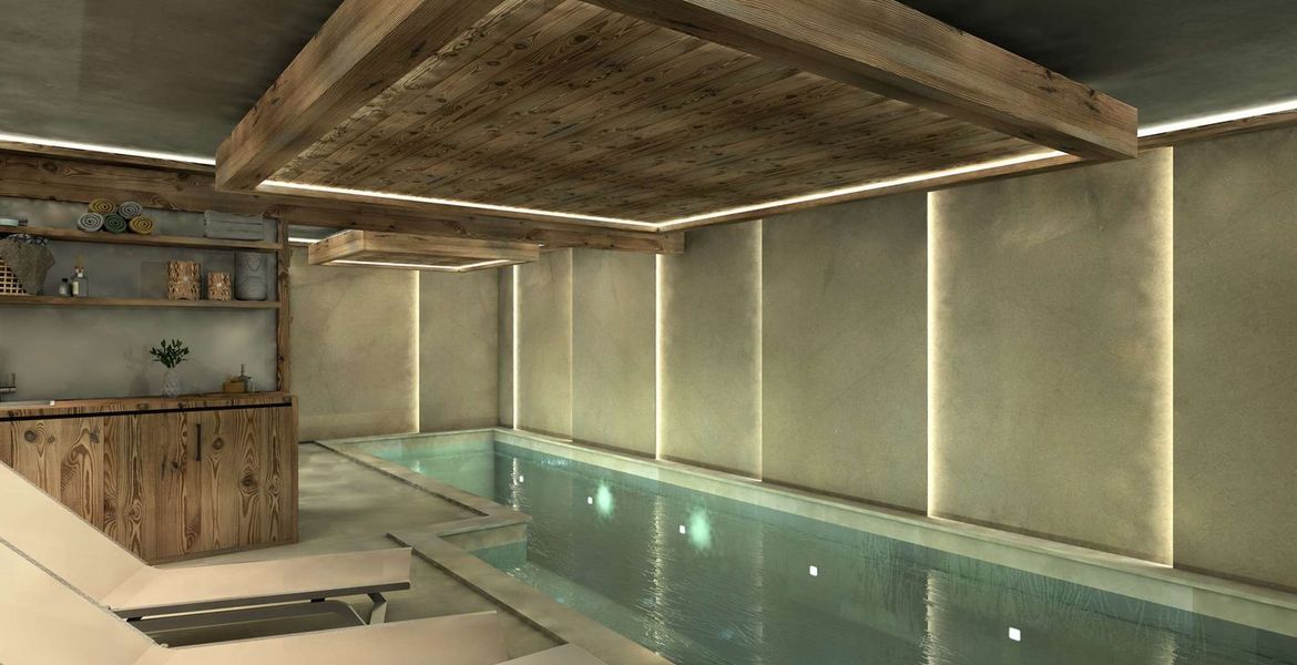 Se alquila un chalet familiar con piscina en Courchevel 1300