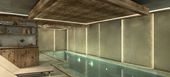 Se alquila un chalet familiar con piscina en Courchevel 1300