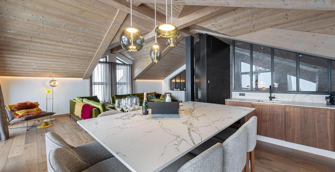 Apartment Courchevel 1850, 135sqm apartment in duplex