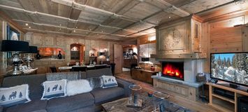 High standing residence, ski in ski out, in Courchevel 1850.