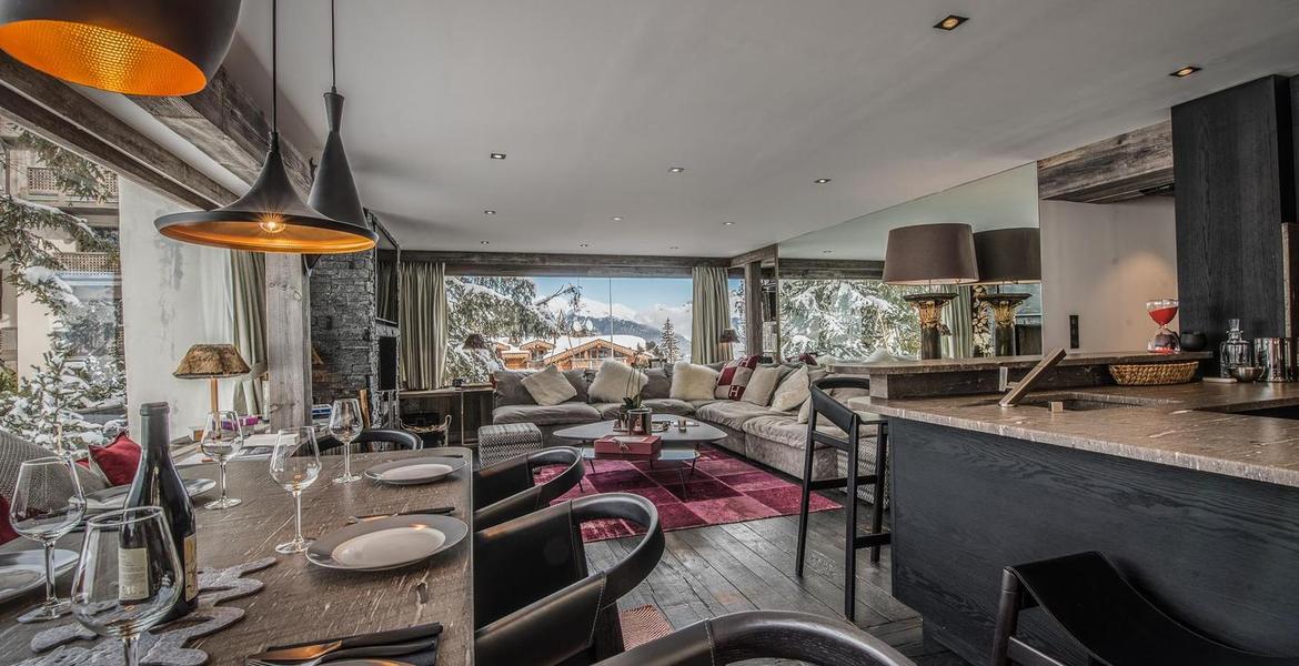 Courchevel 1850 110 m² - 3 chambres Capacité de 4 adultes 