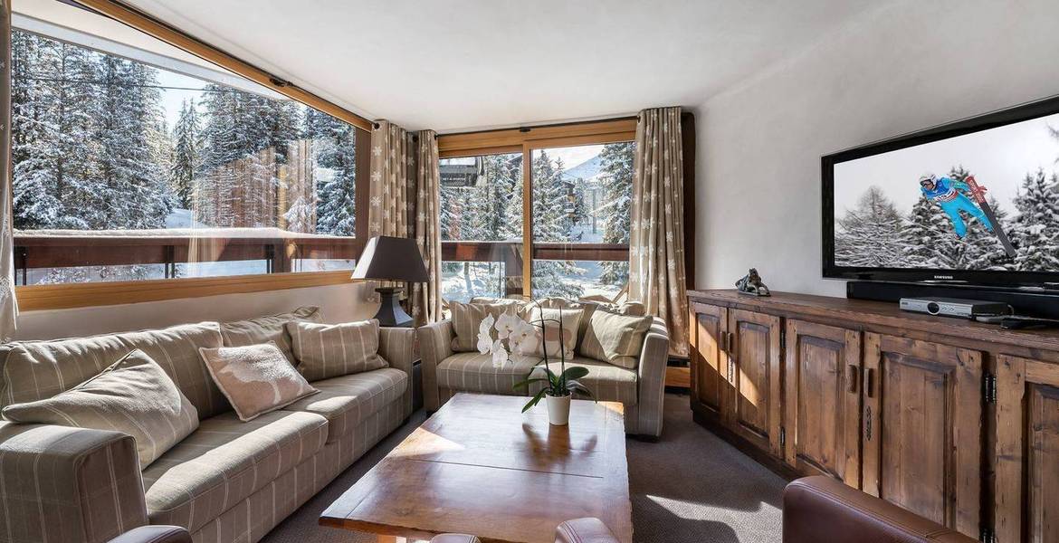 Courchevel parfaitement situé dans le Jardin Alpin 4 chambre