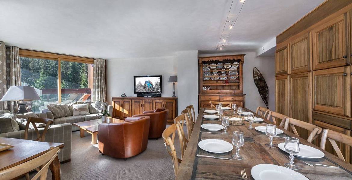 Courchevel perfectly located in the Jardin Alpin 4 bedrooms