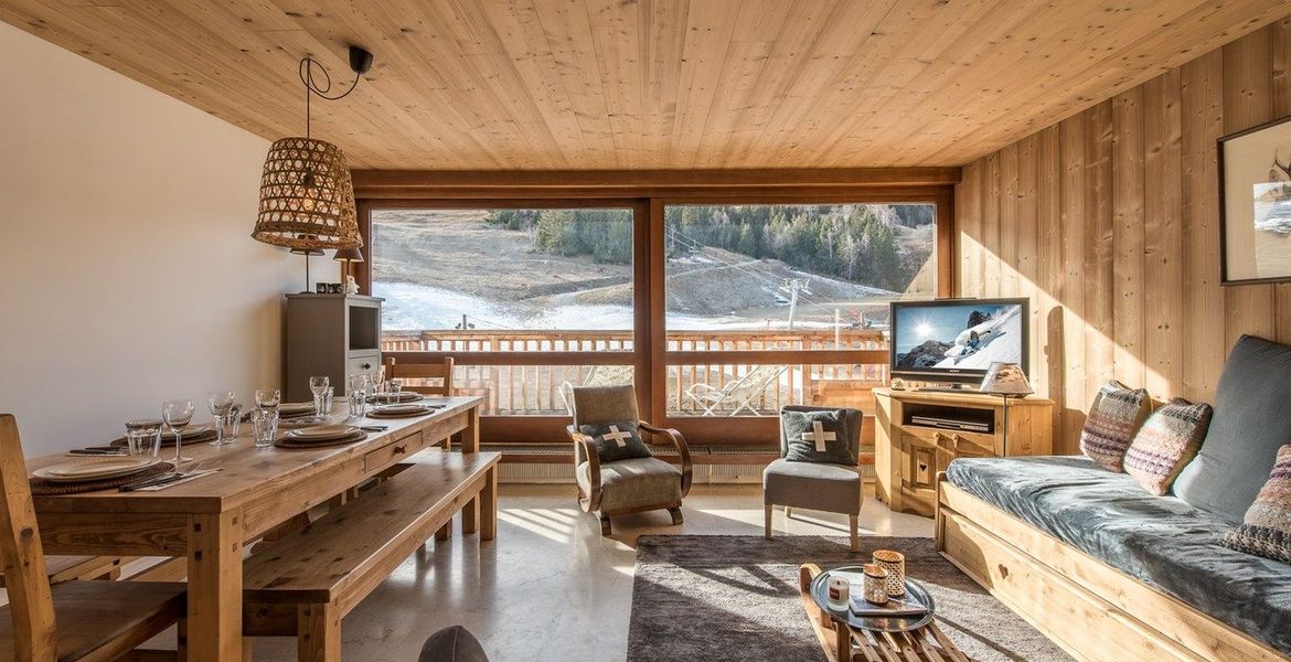 Apartment rental on the Courchevel 1500 snow front