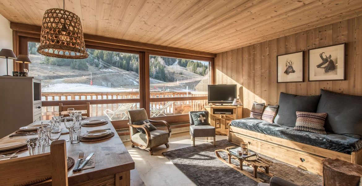 Apartment rental on the Courchevel 1500 snow front