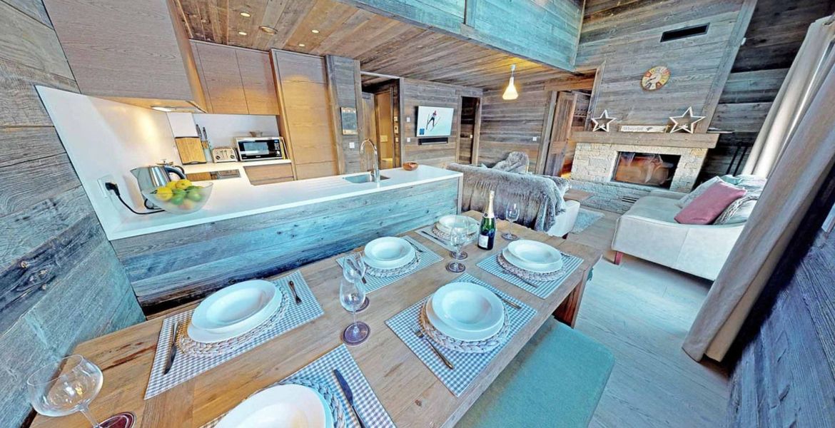 Apartment in Méribel 110 m² for 8 people