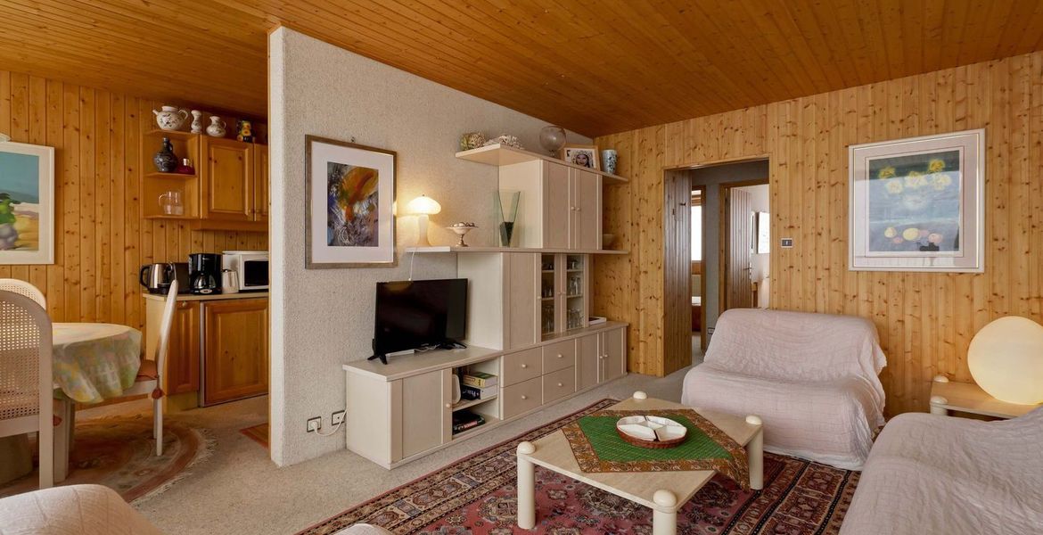 3-room apartment of 60m² which can accommodate 6 people