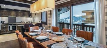 Situado en Courchevel Moriond, 120 m² para 8 personas