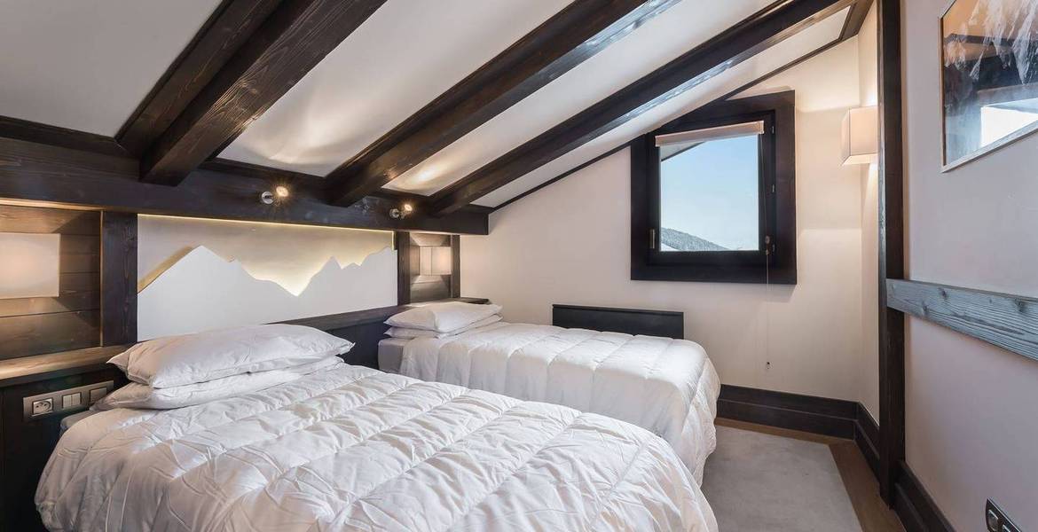 Situado en Courchevel Moriond, 120 m² para 8 personas