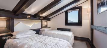 Situado en Courchevel Moriond, 120 m² para 8 personas