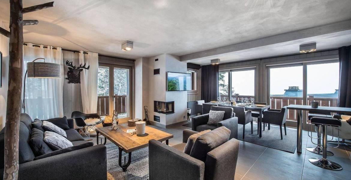 Ce bel appartement 3 pièces à Courchevel -  85 m²