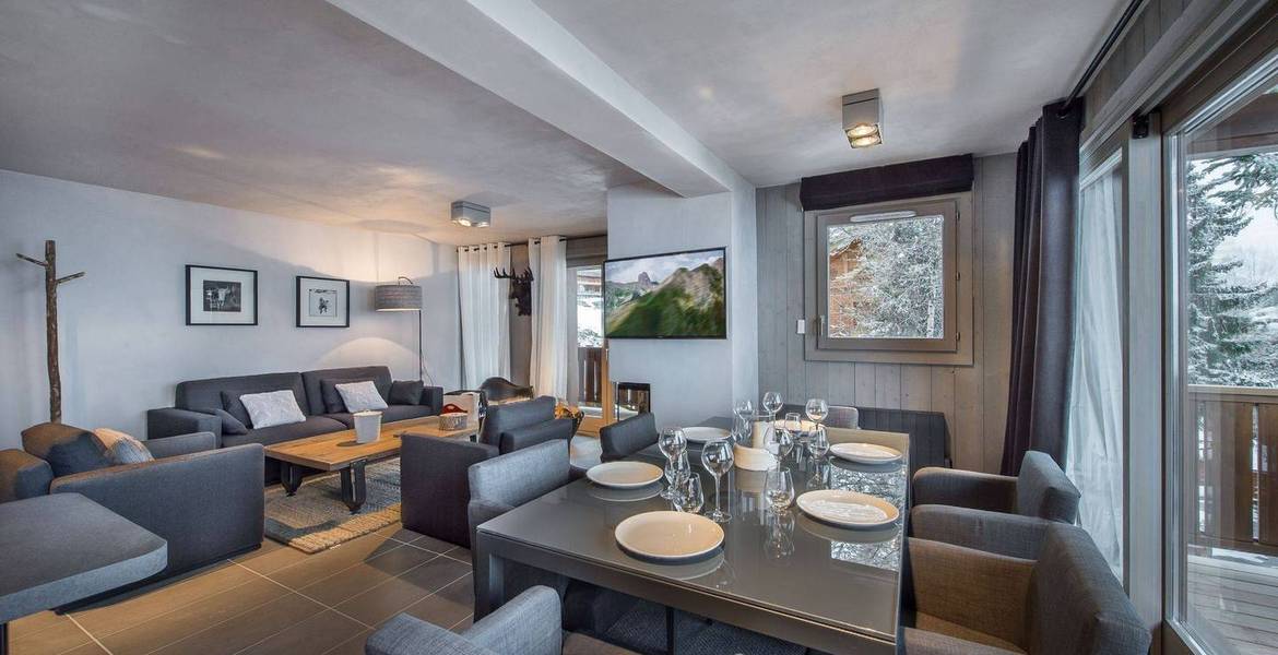 Este hermoso apartamento de 3 habitaciones en Courchevel 85m