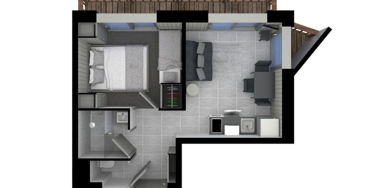 Alquiler apartamento en Courchevel Moriond 1650 - 35 m²