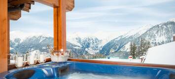 Un appartement luxueux, récemment rénové à Courchevel 1850