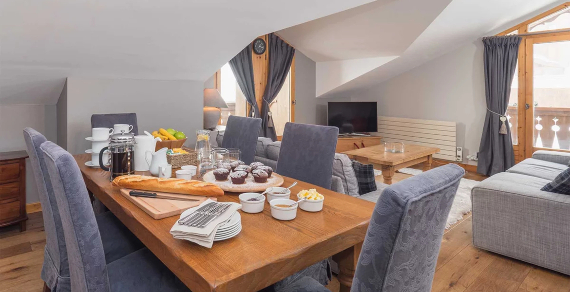 Apartment, in Courchevel 1850 for 6 people with 3 bedrooms