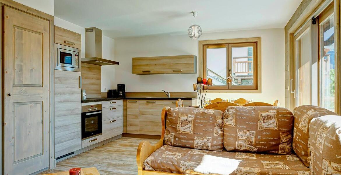 Apartment in La Tania for rental for 7 people with 63m²