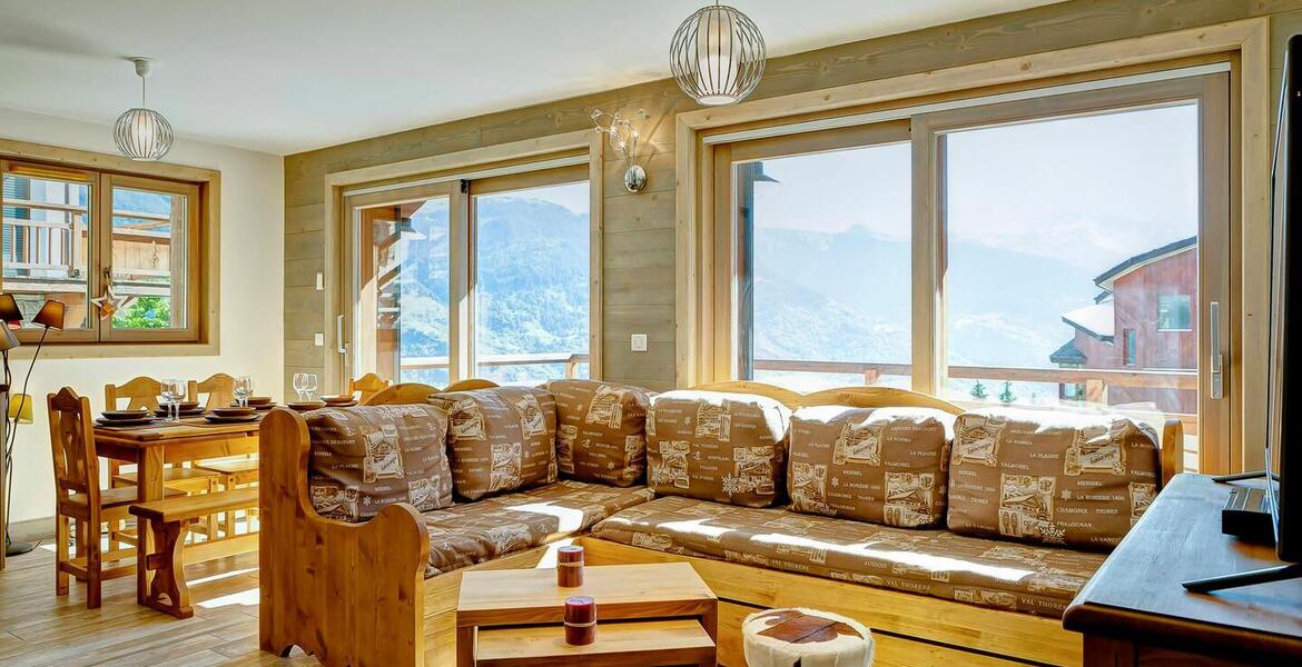 Apartment in La Tania for rental for 7 people with 63m²