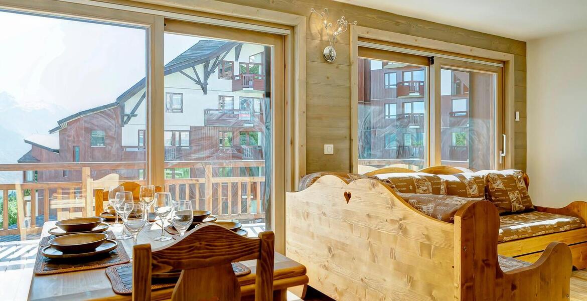 Apartment in La Tania for rental for 7 people with 63m²