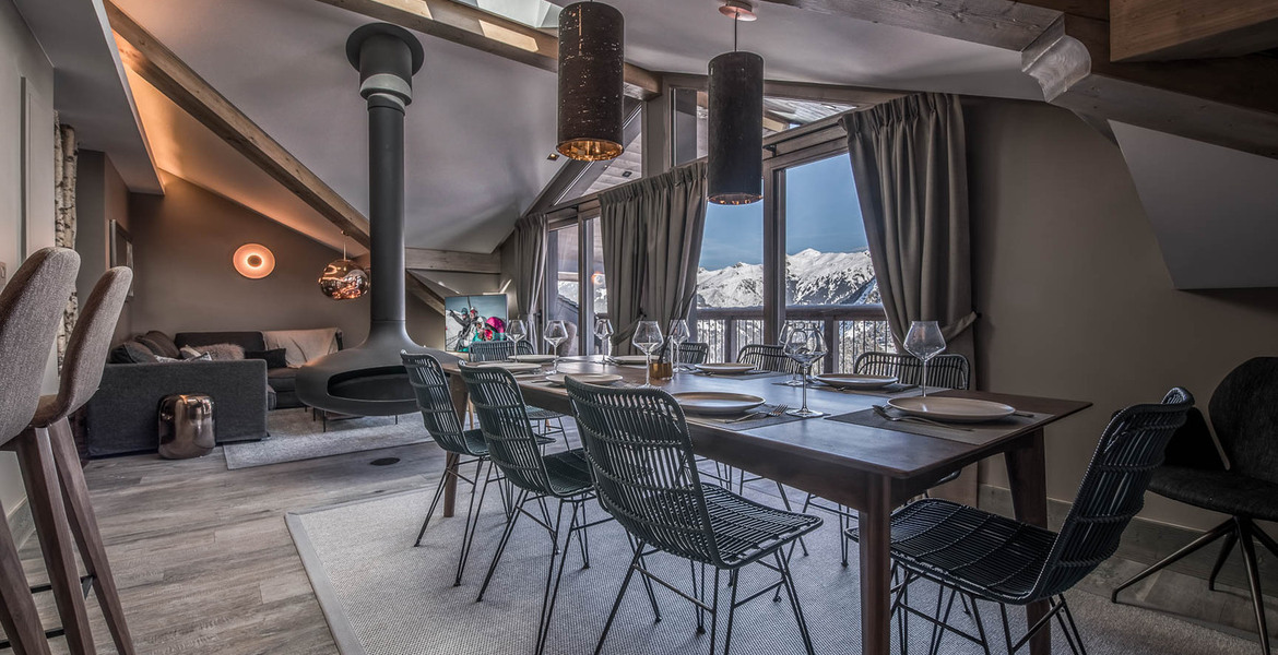 Courchevel 1650  for rental apartment  102sqm 3 bedrooms