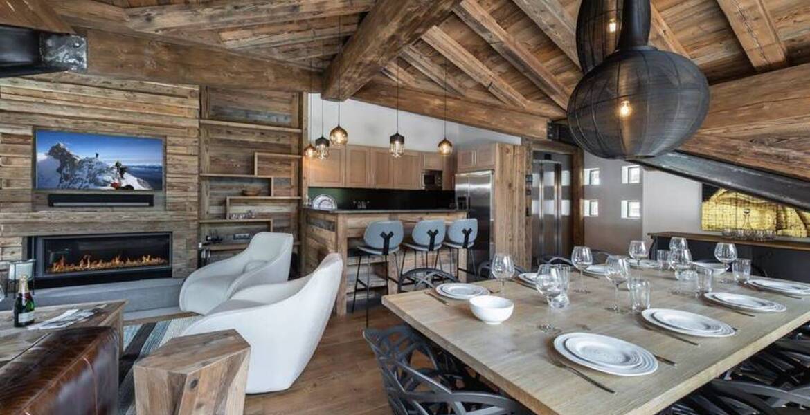 This Chalet can accommodate 10 people in Val D Isere 