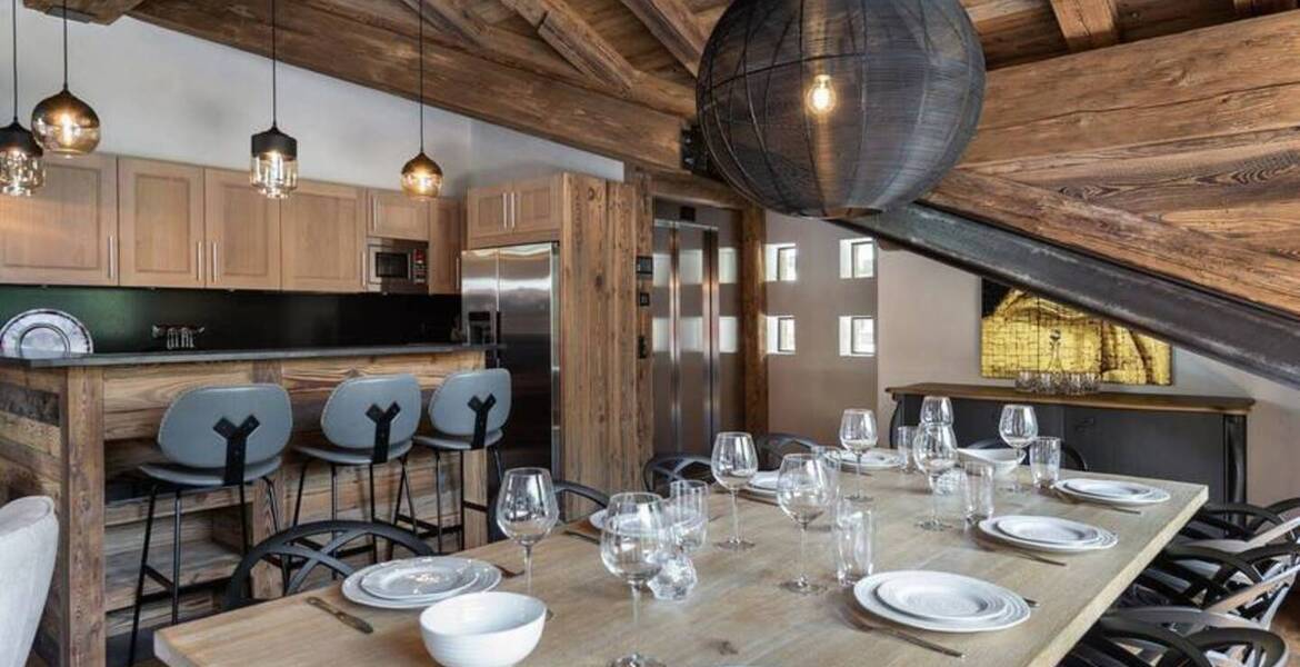 This Chalet can accommodate 10 people in Val D Isere 