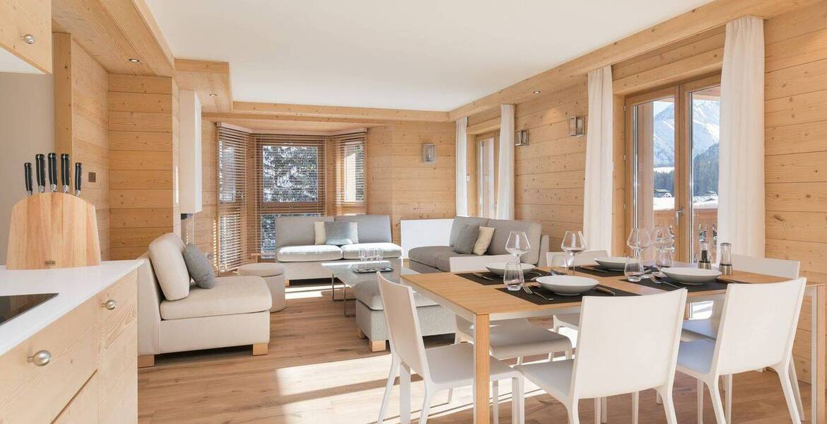 Appartement, à Bellecôte, Courchevel 1850 avec 110m² 