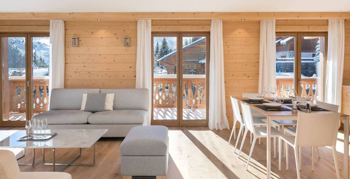 Apartment, in Bellecôte, Courchevel 1850 with 110m² built