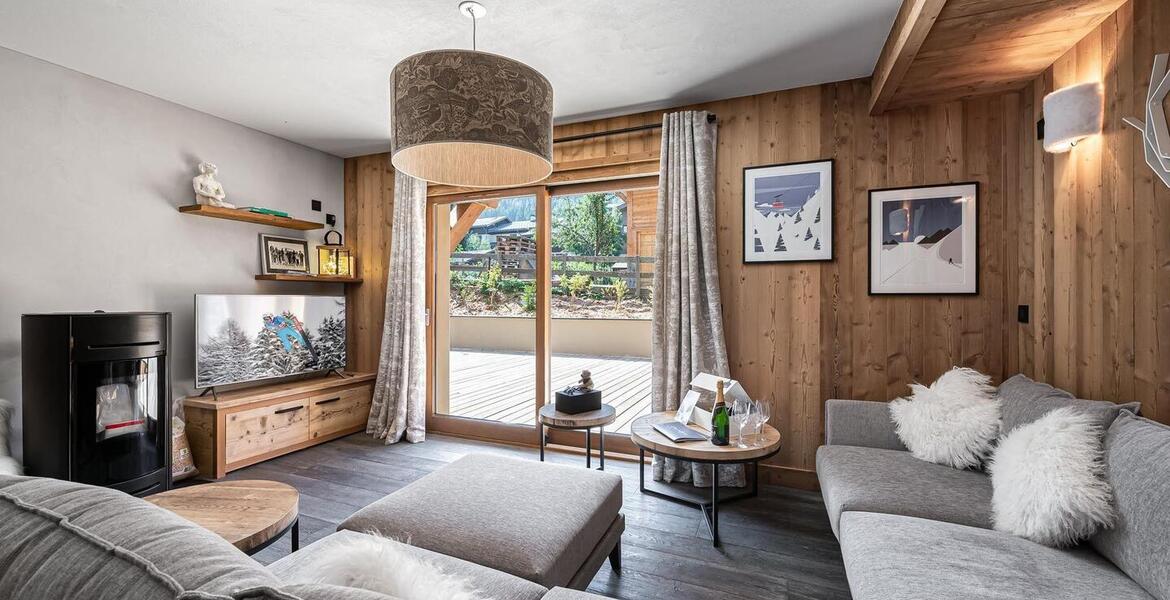 This apartment is for rental about 92 sqm Courchevel Le Praz