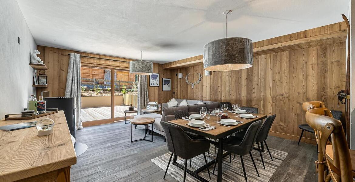 This apartment is for rental about 92 sqm Courchevel Le Praz