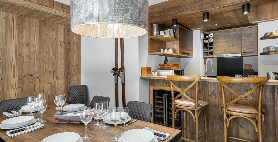 This apartment is for rental about 92 sqm Courchevel Le Praz