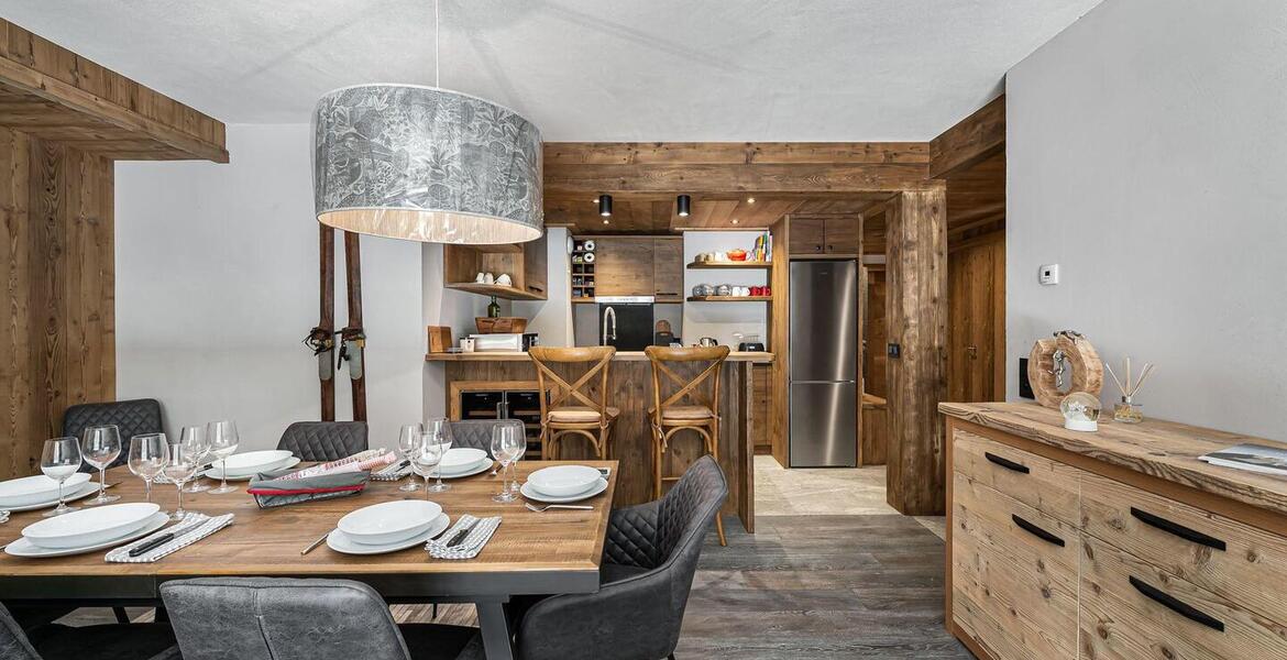 This apartment is for rental about 92 sqm Courchevel Le Praz