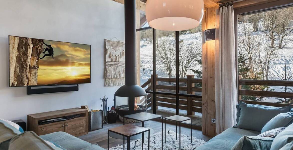 Appartement à louer niché à Le Raffort, Méribel 175m²