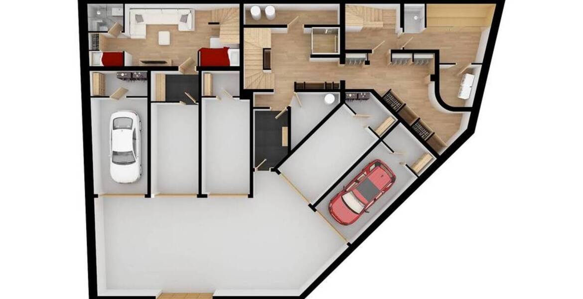 Appartement à Méribel Village de 270 m² SHON avec 6 chambres