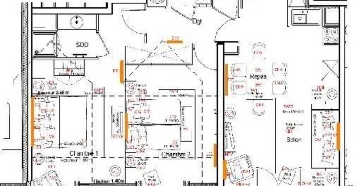 Квартира в Куршевеле 1550 в аренду с 73 кв.м. и 2 спальнями 