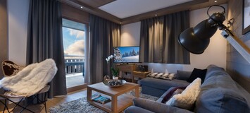 Charming family apartment for rental in Courchevel Moriond. 