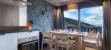 Charming family apartment for rental in Courchevel Moriond. 