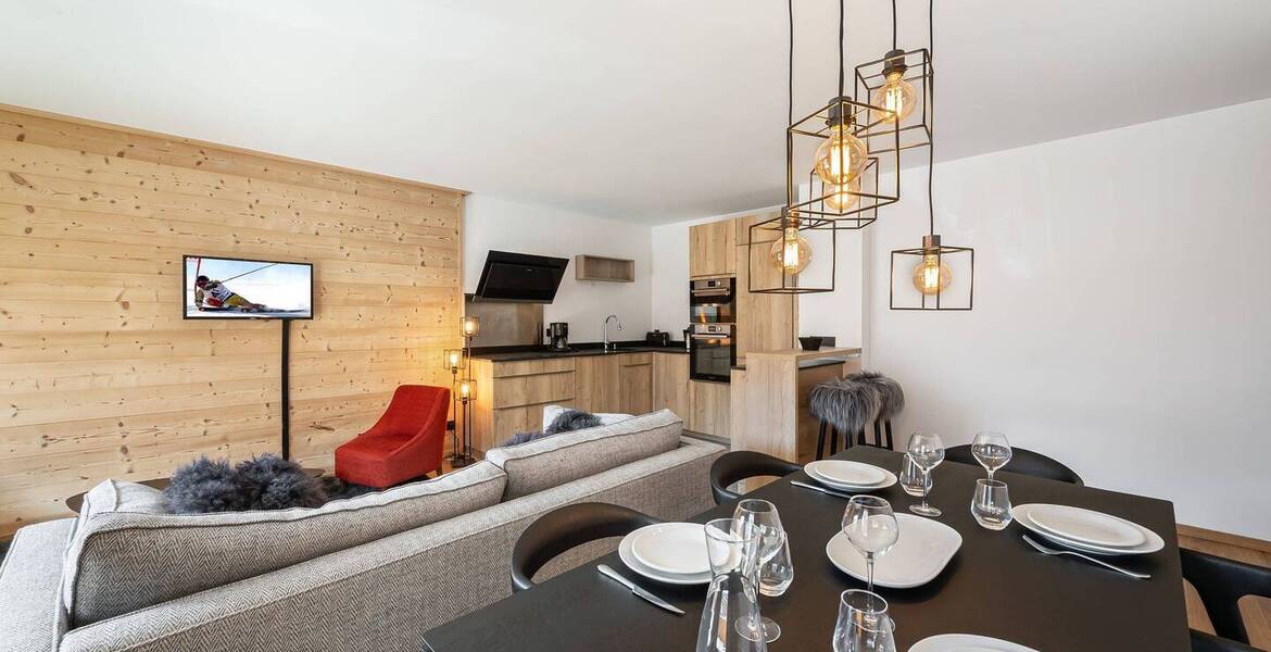 Balcony type apartment in Courchevel 1600 with 66 sqm 