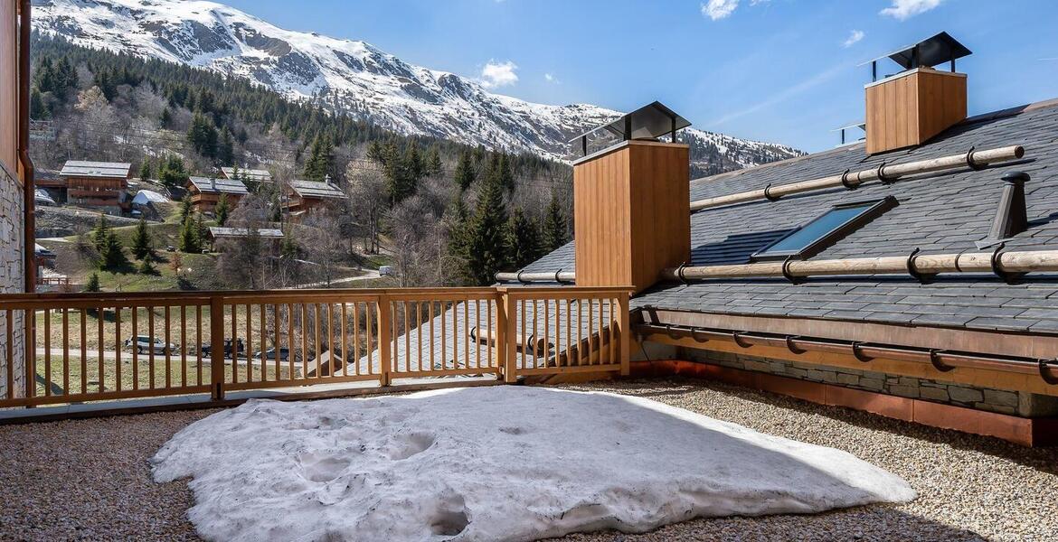 Cet appartement ravira les familles à Méribel en location.