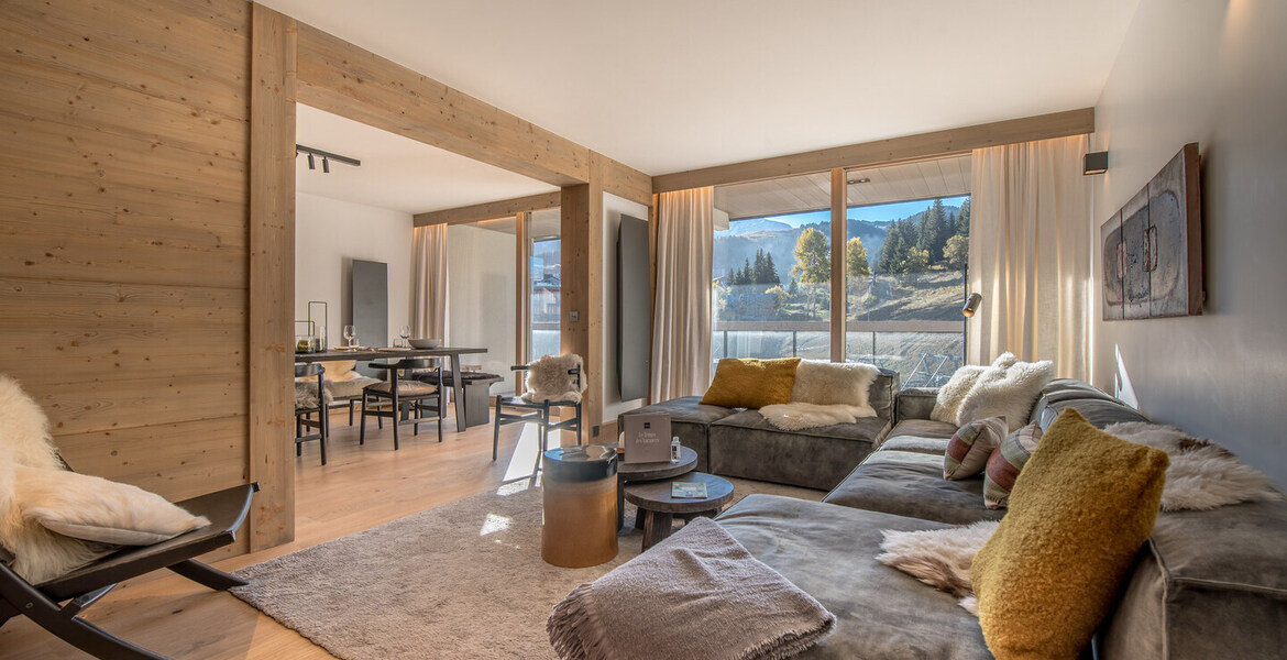 Spacious apartment of 134 m² in Courchevel 1550 for rental