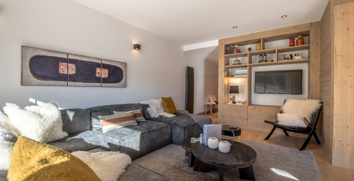 Spacious apartment of 134 m² in Courchevel 1550 for rental