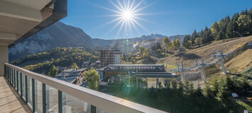 Spacious apartment of 134 m² in Courchevel 1550 for rental