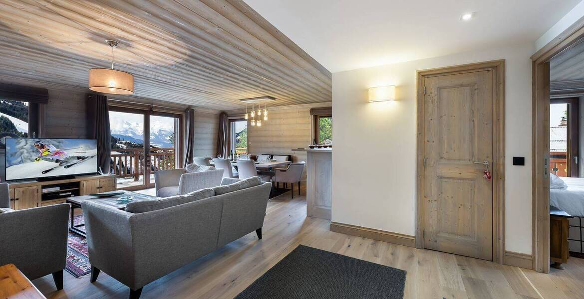 Cet appartement à louer à Courchevel 1650 Moriond de 138 m² 