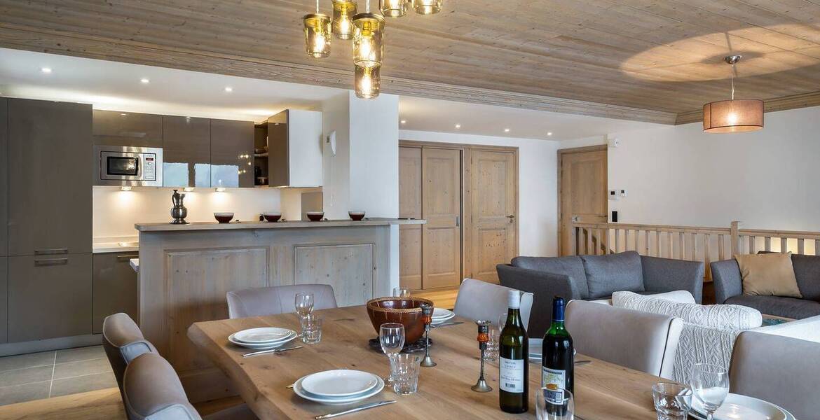 Cet appartement à louer à Courchevel 1650 Moriond de 138 m² 