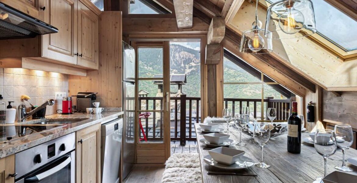 Appartement spacieux à Courchevel 1300 Le Praz à louer