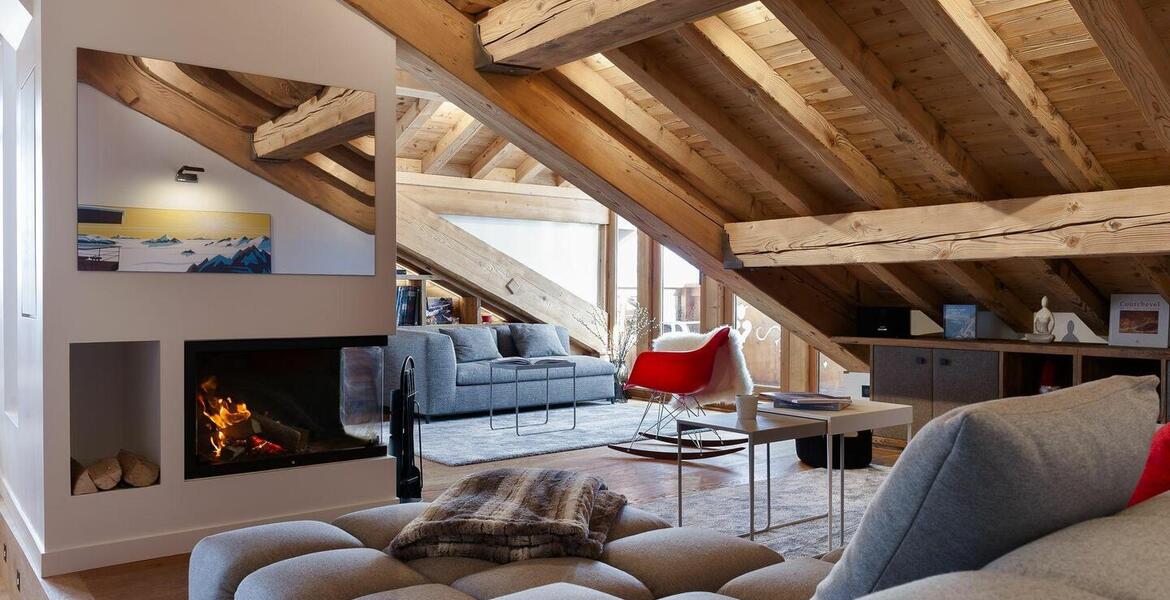 C'est un appartement d'exception à Courchevel 1850, Plantret