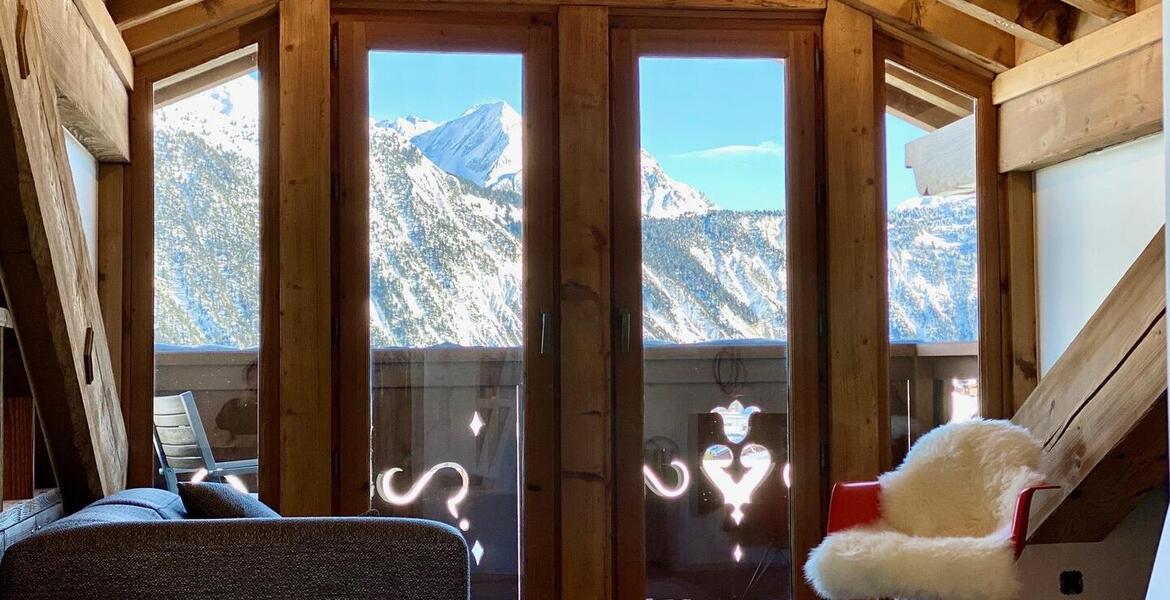 C'est un appartement d'exception à Courchevel 1850, Plantret