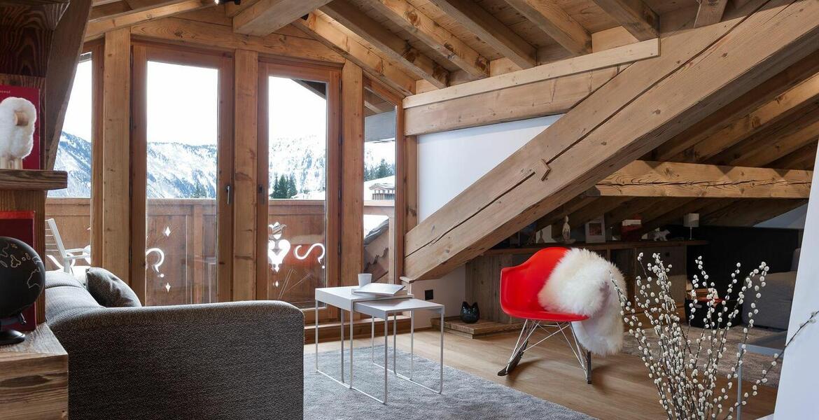 C'est un appartement d'exception à Courchevel 1850, Plantret