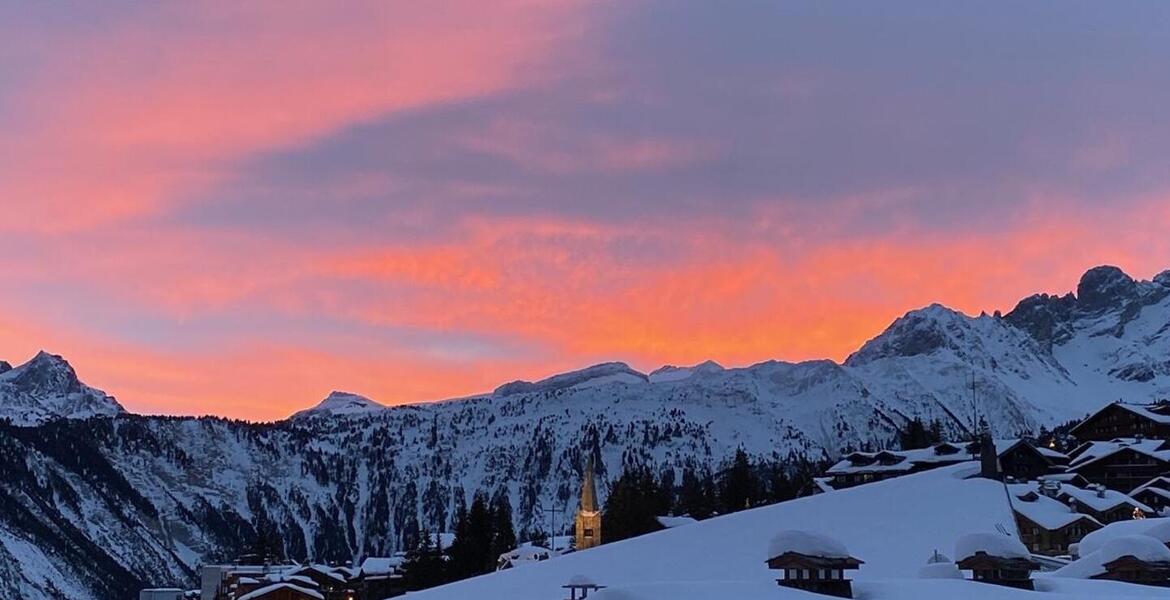 C'est un appartement d'exception à Courchevel 1850, Plantret